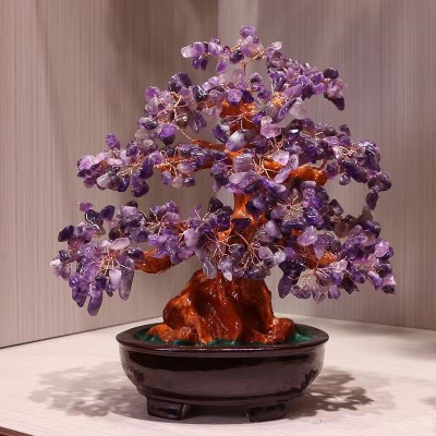 Natural amethyst lucky tree office and home decoration ornaments Profile Picture